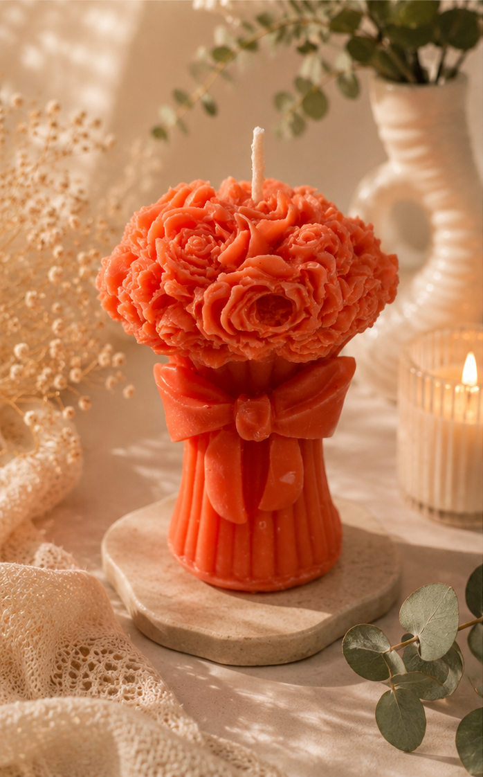 Flower Bouquet Candle