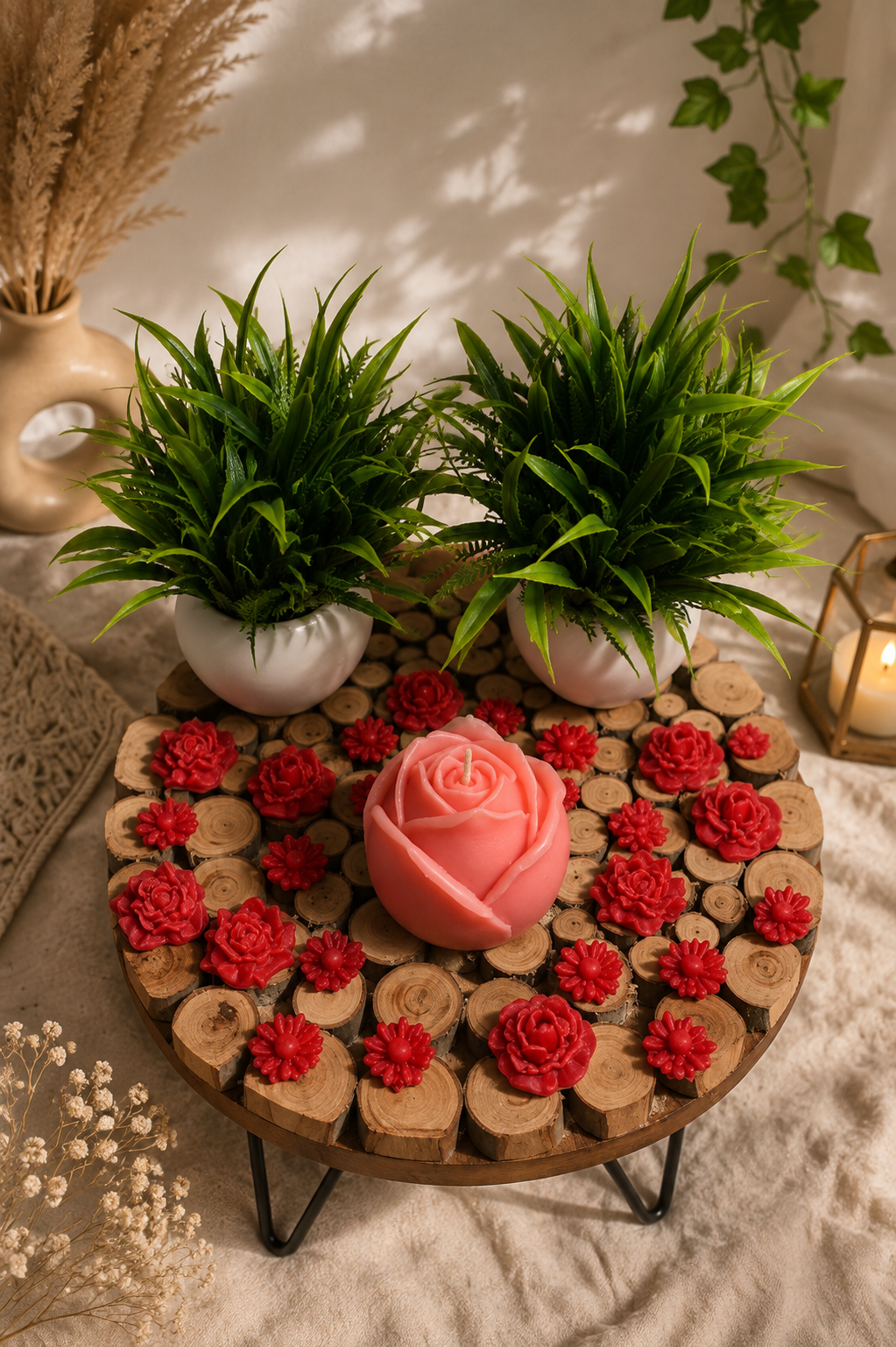Rose Candle