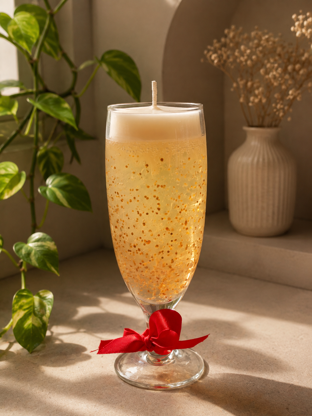 Champagne Candle