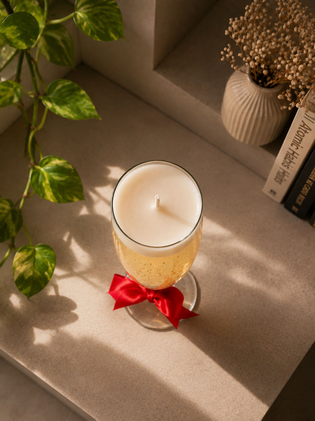 Champagne Candle