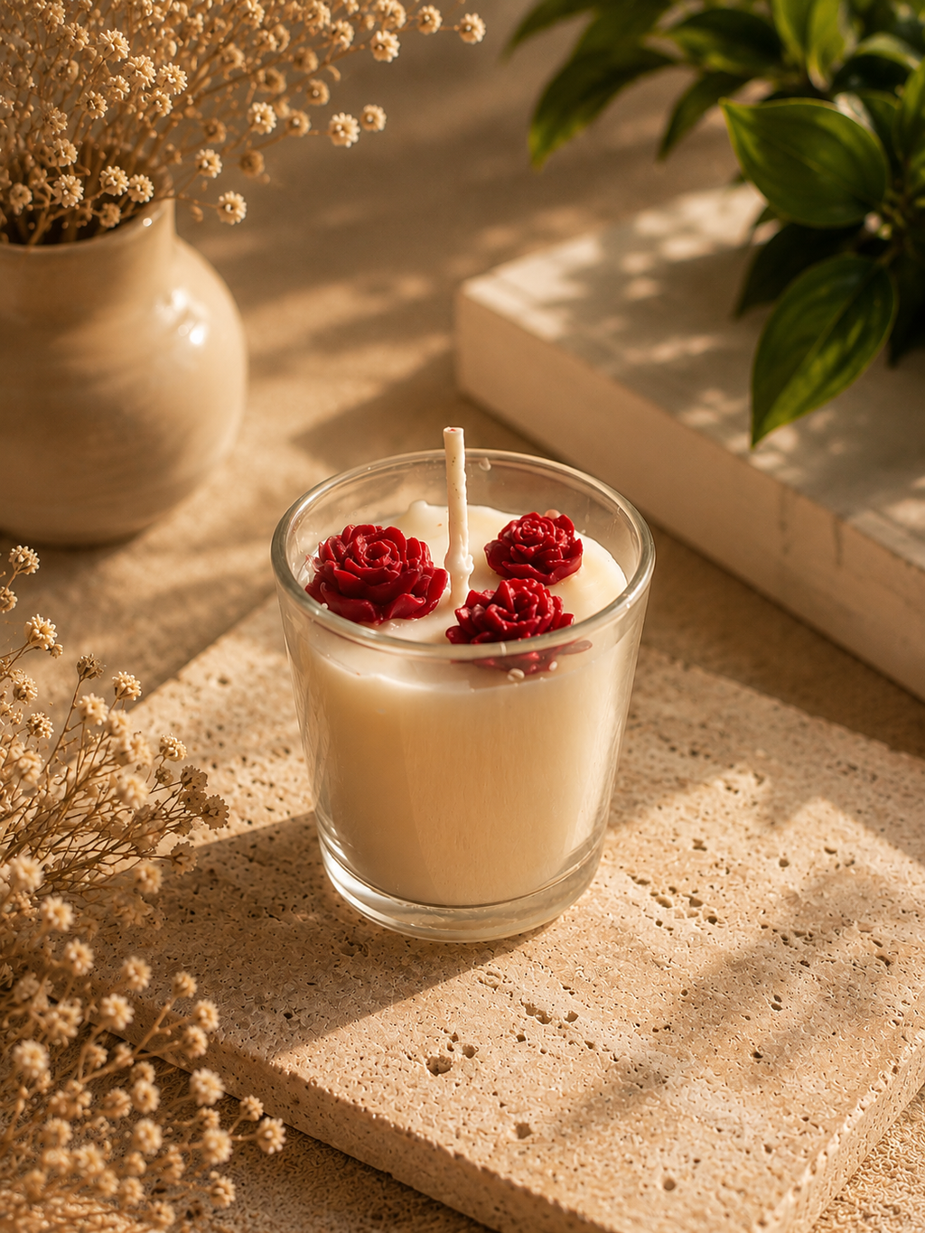 Soy Flower Candle