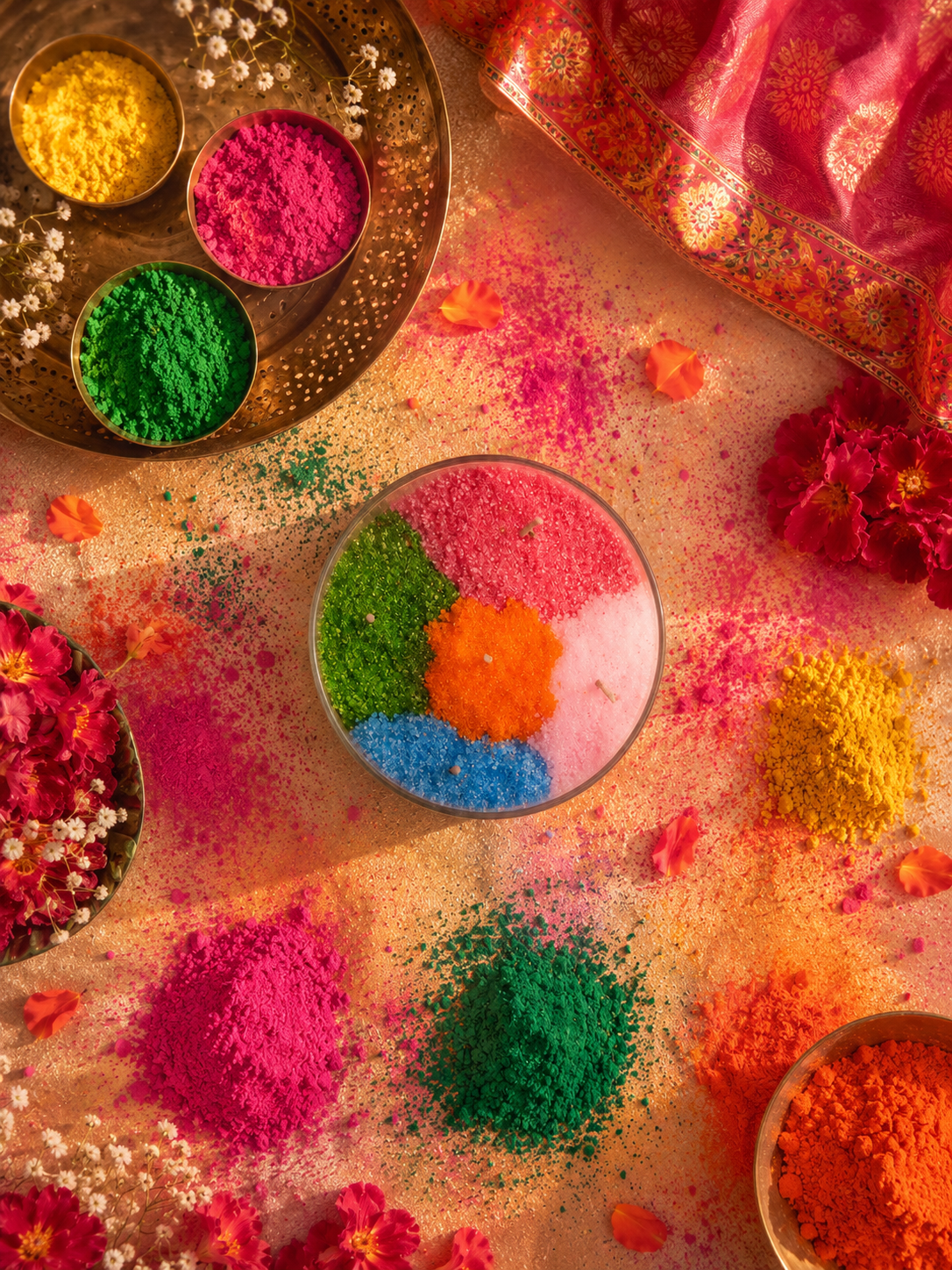 Gulal Candle