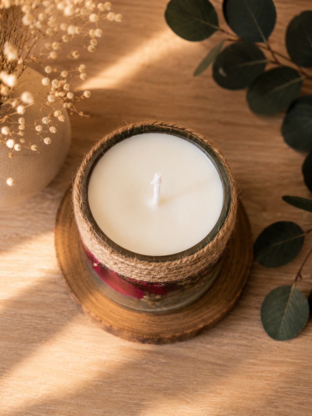 Rose Petals Candle