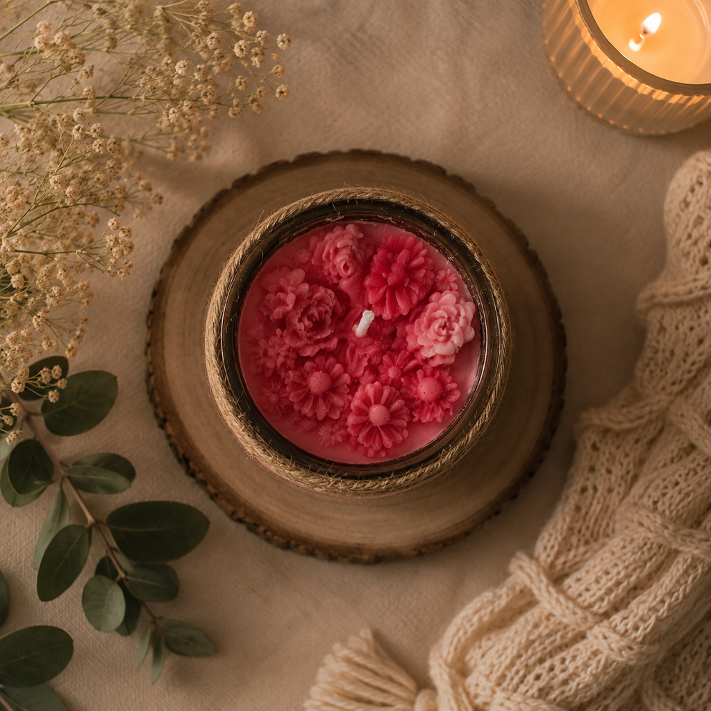 Floral Blossom Candle