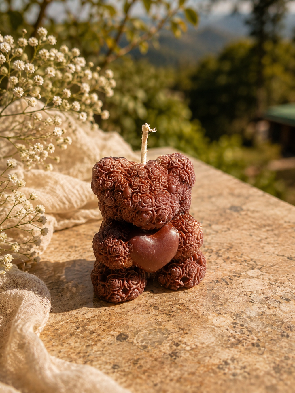 Teddy Candle