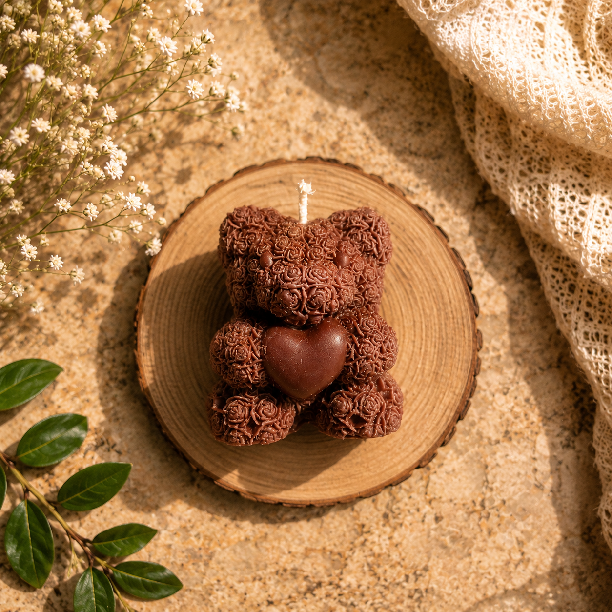 Teddy Candle