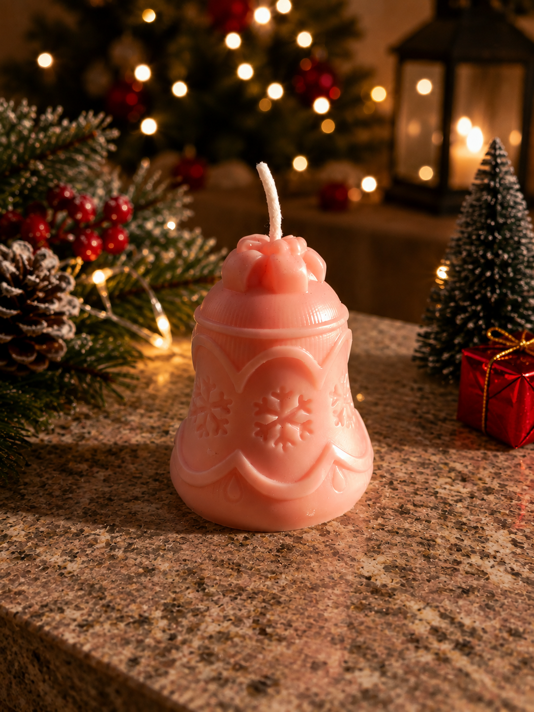 Christmas Bell Candle