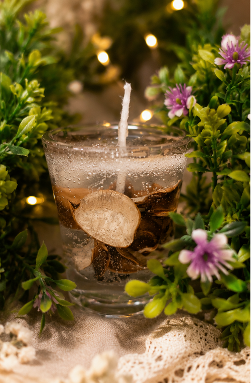 Dry Petals Candle