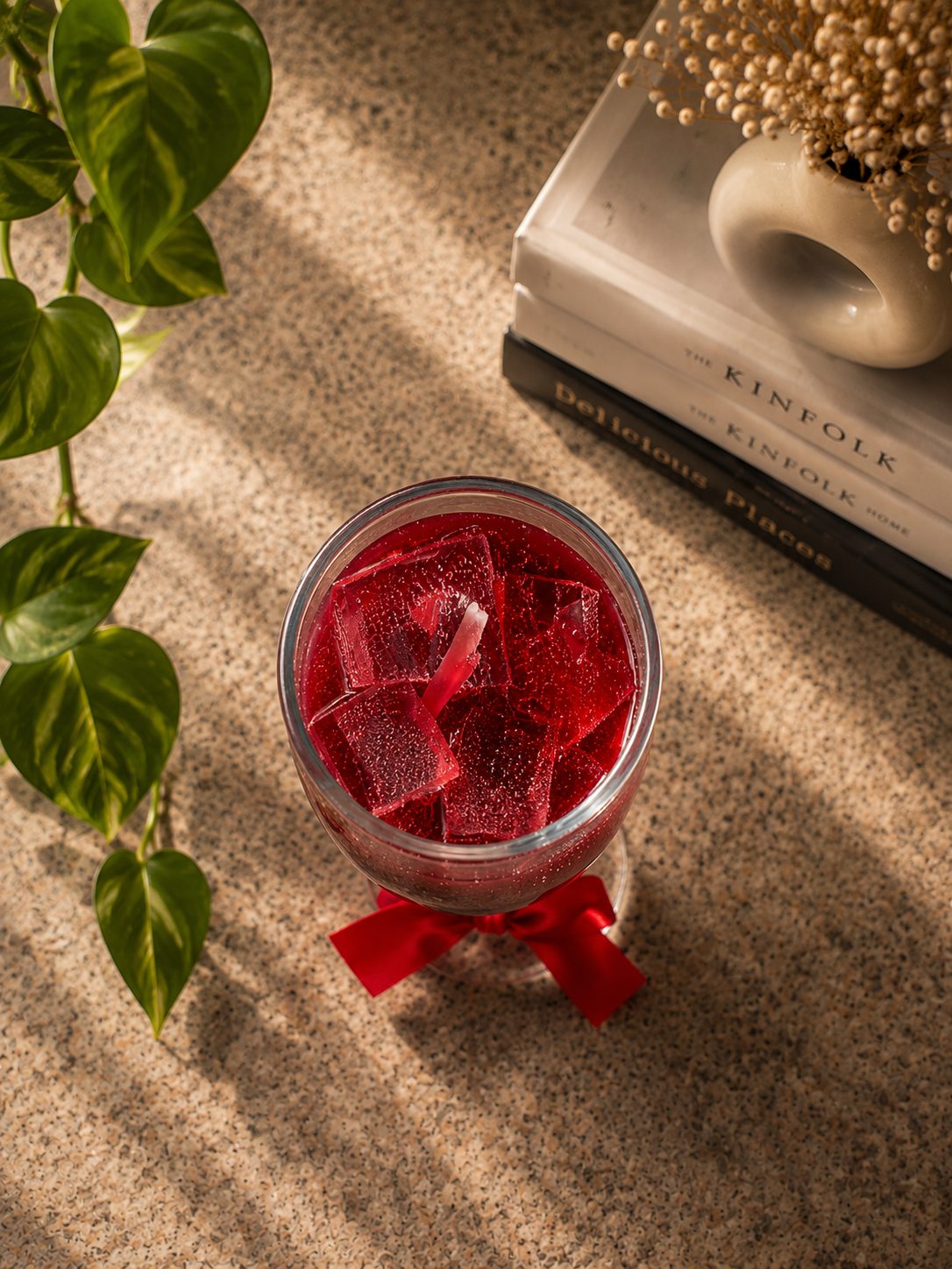Red Wine Candle