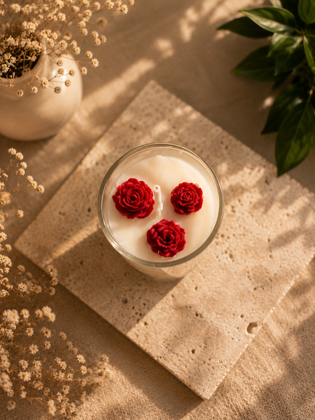 Soy Flower Candle