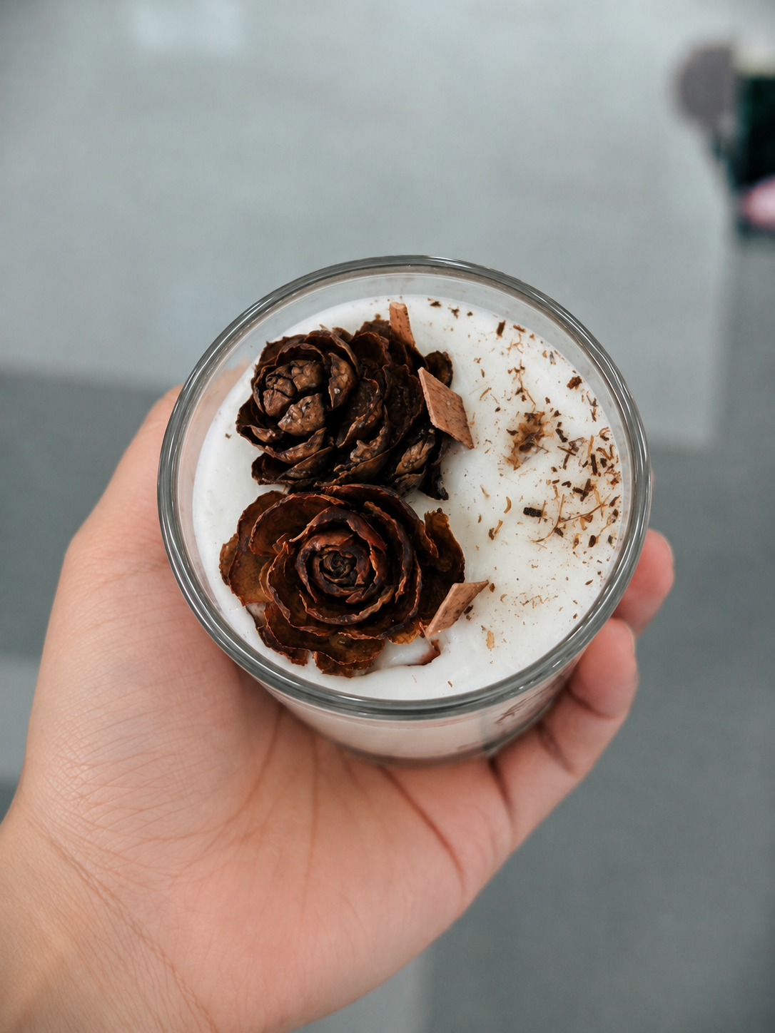 Pine Cone Candle