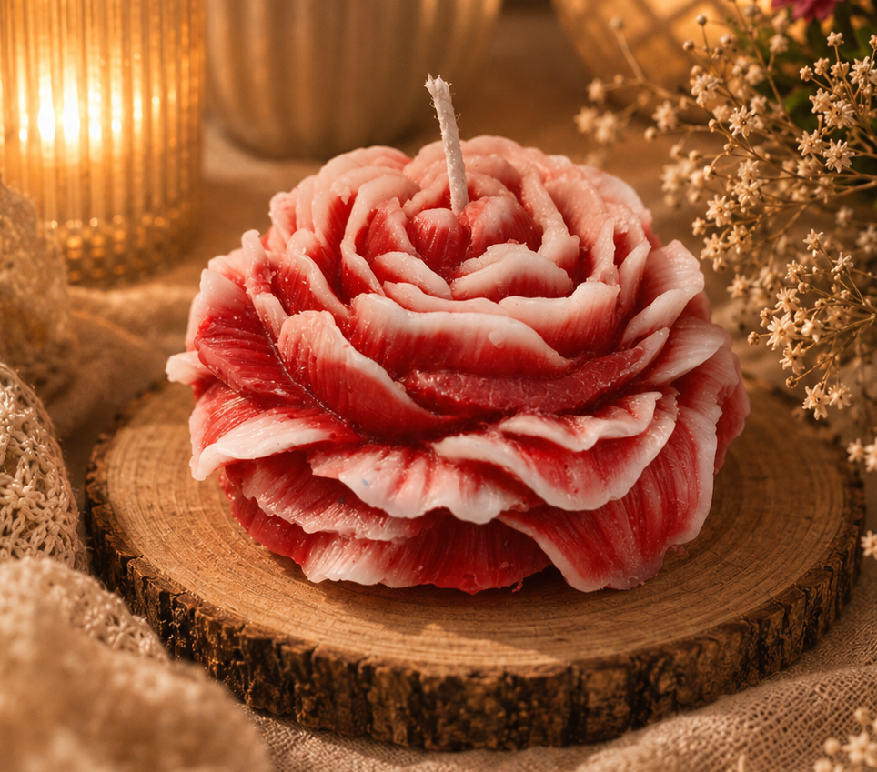 Rose Candle