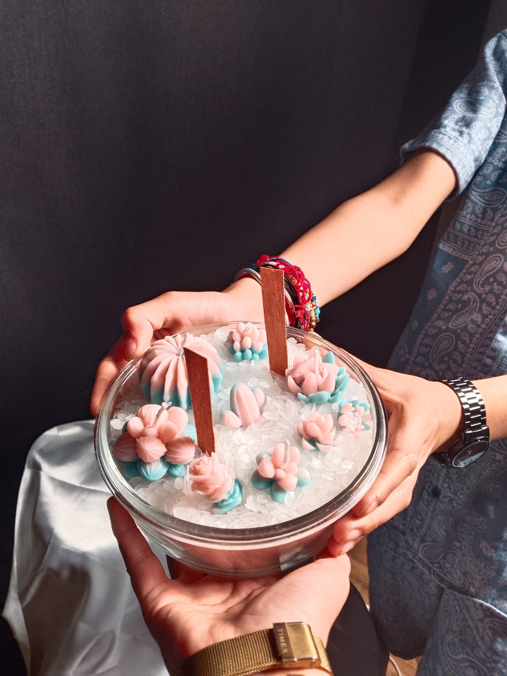 Succulent Jar Candle